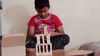 How to make a building with Jenga blocks