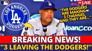 BREAKING! 3 MOVES! 3 PLAYERS SAYING GOODBYE TO THE DODGERS? TRUTH REVEALED!