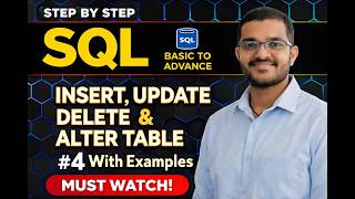 SQL INSERT, UPDATE, DELETE & ALTER TABLE | SQL Tutorial for Beginners #4 (With Examples) 🚀