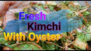 How to make quick and easy kimchi || Fresh Kimchi with Oyster || Filipina Vlogger in Korea