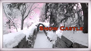 Snow Castle - Insta 360 ONE X2 - Ruins in the park