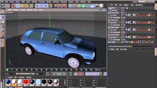 Cinema 4D | Car Rigging Tutorial + FREE 3D car