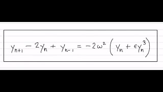 Lecture 25: Difference equations and multiple scales