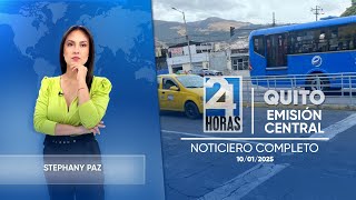 Noticiero de Quito (Emisión Central 10/01/25)