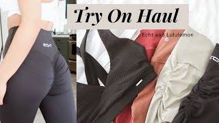 ECHT APPAREL TRY ON REVIEW // Workout Clothing Haul