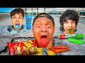 EATING GAS STATION FOOD With ONE COLOR ONLY!! ( ft. Shawn Stokes & Tanner Picquelle)