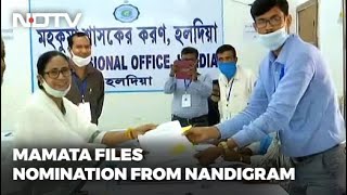 Bengal Election: Mamata Banerjee Files Nomination From Nandigram Assembly Seat