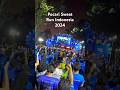 Lari di rute Half Marathon event Pocari Sweat Run Indonesia 2024 Bandung. Ada The Changcuters juga.