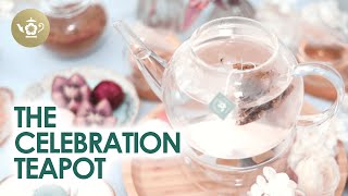 Effortlessly Brew Your Tea using the Celebration Tea Pot by Teabloom