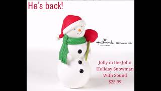 Jolly in the John Holiday Snowman With Sound