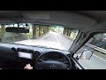 pov land cruiser70 nikko station lake chuzenji 日光駅付近〜中禅寺湖付近