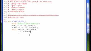 TicTacToe in python pt. 2