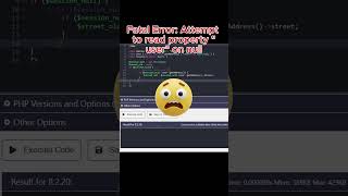 PHP 8's BEST Feature? (Nullsafe Operator) ✅ #shorts #coding #programming #php8 #php