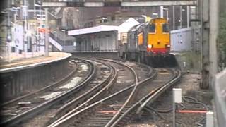 Plain blue 20 304/37 038 at Maidstone East with tones and thrash