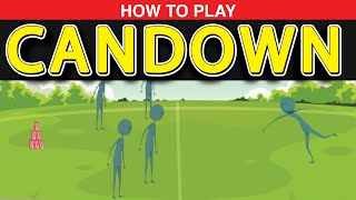 How Do You Play Candown? a BRAND NEW sport that involves players aiming the can with a ball.