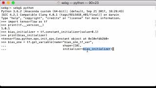 tf constant initializer: TensorFlow Constant Initializer - TensorFlow Tutorial