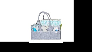 Putska Baby Diaper Caddy Organizer - Gift Registry for Baby Shower, Nursery Organizer, Neutral Baby