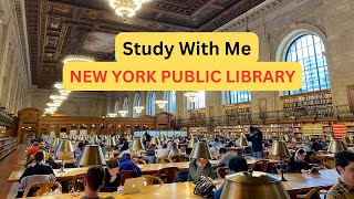 STUDY WITH ME at NEW YORK PUBLIC LIBRARY 📚📚 | [ LIVE 24/7 ]