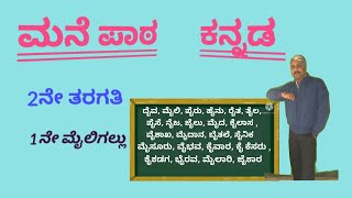 ಮನೆ ಪಾಠ. ಕನ್ನಡ 2ನೇ ತರಗತಿ(1ನೇ ಮೈಲಿಗಲ್ಲು). ಚಂದ್ರಶೇಖರ್.ಸಿ. GLPS CD  ಅಗ್ರಹಾರ.ದೊಡ್ಡಬಳ್ಳಾಪುರ (ತಾ)