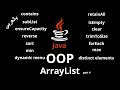#051 [JAVA] - ArrayList Methods(contains, retainAll, subList, clear, ensureCapacity, sort, min, max)