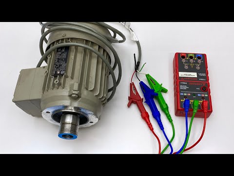 How do you determine the rotation of a 3 phase motor?