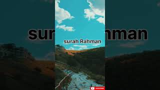surah Rahman , Urdu translation ,kuran sarif
