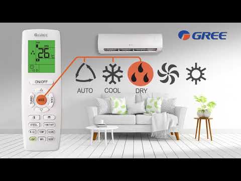 How to use the GREE AC remote control