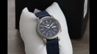 The BEST VALUE Military Field Style Watch!! Seiko 5 SNK807 Unboxing and Review, Caliber 7S26