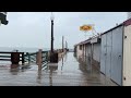 Breakfast at Redondo Beach Pier in The Bomb Cyclone Storm ⛈️ 🍳