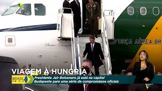 Jair Bolsonaro faz visita oficial à Hungria