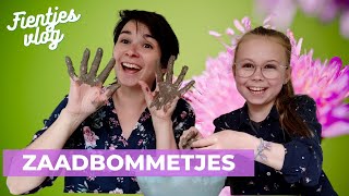 ZAADBOMMETJES MAKEN | verwen de vlinders | FientjesVlogKIDS