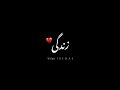 Zindagi 🕊  - sad urdu poetry status - urdu poetry black screen whatsAap status - new poetry 2022