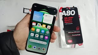 how to put a SIM card on itel A80