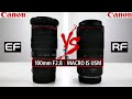 CANON 100mm EF Macro IS USM vs CANON 100mm RF Marco IS USM Lens Review  - What is the difference?!