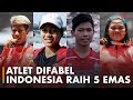 5 Emas Pertama untuk Indonesia di Asian Para Games 2018