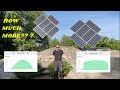 Diy Budget Solar Tracker System, tracking vs no tracking.