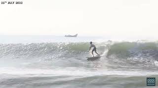 India | Surfing | Mahabalipuram Point Break | 25th July 2022