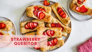 Quesitos |Puerto Rican Quesitos| Strawberry Quesitos| Quesitos de Fresa