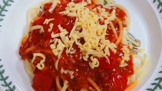 Pinoy Spaghetti | Filipino Spaghetti Recipe| Easy Spaghetti Recipe  by.Estella