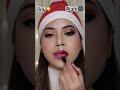 ☀️day vs🌙night makeup look christmas makeup🎄😍 shorts sugar⁩ cosmetics