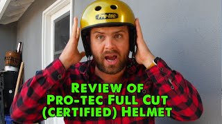 Review of Pro-tec Full Cut (certified) Helmet