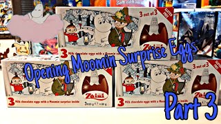 *NEW* 3 Pack Chocolate Surprise Moomin Egg Opening Part 3 of 6