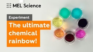 How to make a rainbow from solutions ("Chemical rainbow" experiment)