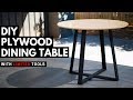 DIY Round Dining Table | Modern Plywood Furniture