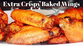 The SECRET To Crispy Oven Baked Chicken Wings