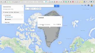 Drawing Polygons in Google MyMaps