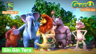 Gin Gin tara🧞‍♂️ - Guddu The Great Lion in Hindi - Episode 21 in Hindi | Crazetoonz🎵