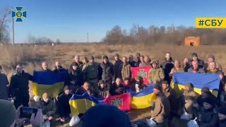 Ексклюзивне відео СБУ: звільнення з полону 60 українців