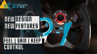 A new driving experience is born. Take a look to the 3DRap new Steering Wheel design for Sim Racing