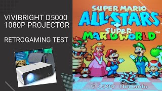 VIVIBRIGHT D5000 1080p Proyector | Test gaming Retro | Menos de $200 USD
